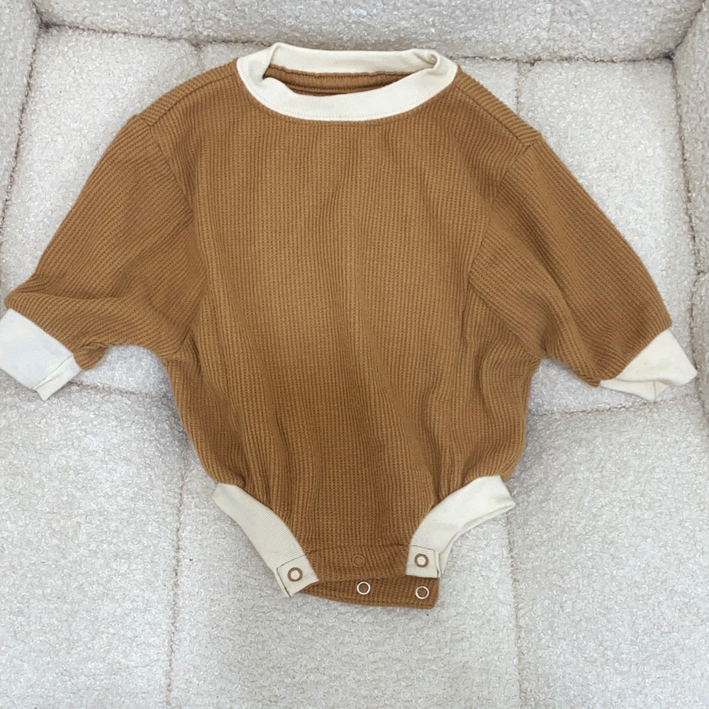 Cat & Jack Brown and Cream Kids One Piece